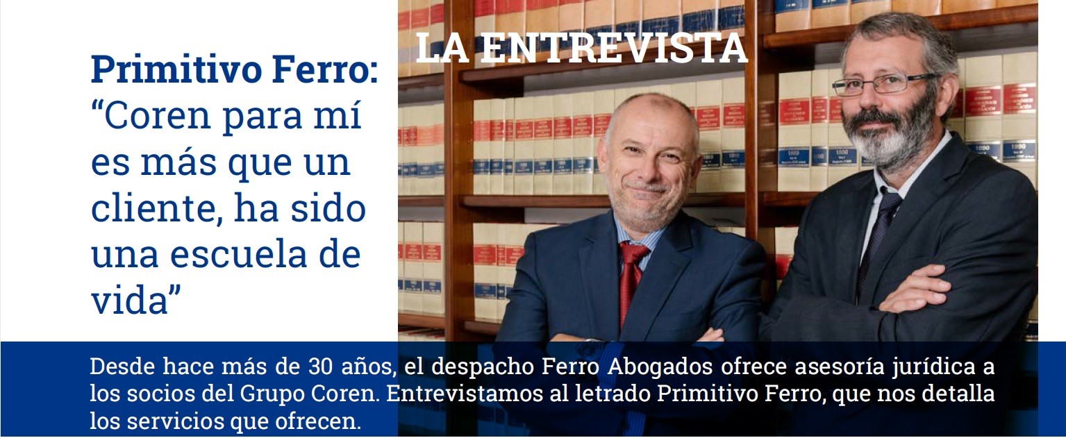 Entrevista a Primitivo Ferro para la Revista del Grupo COREN